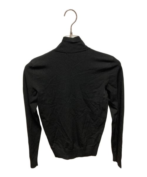LOUIS VUITTON（ルイ ヴィトン）LOUIS VUITTON (ルイ ヴィトン) ショルダージップハイネックニット ブラック サイズ:Ｍの古着・服飾アイテム
