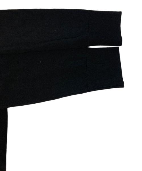 LOUIS VUITTON（ルイ ヴィトン）LOUIS VUITTON (ルイ ヴィトン) ショルダージップハイネックニット ブラック サイズ:Ｍの古着・服飾アイテム