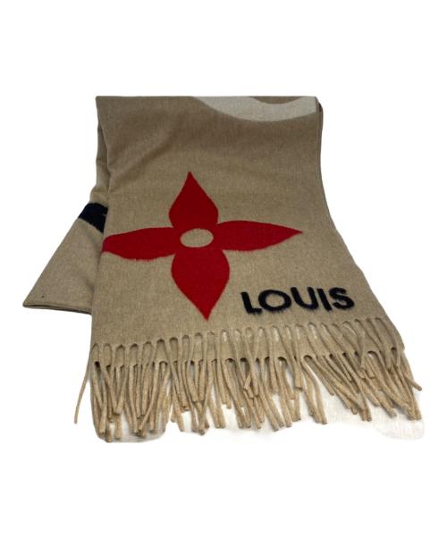 LOUIS VUITTON（ルイ ヴィトン）LOUIS VUITTON (ルイ ヴィトン) マフラー・ジ アルティメット ベージュの古着・服飾アイテム