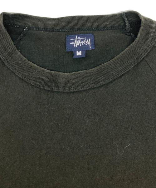 stussy（ステューシー）stussy (ステューシー) 90's プリントTEE ブラック サイズ:Ｍの古着・服飾アイテム