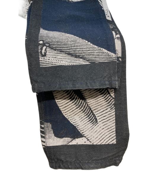 ISSEY MIYAKE（イッセイミヤケ）ISSEY MIYAKE (イッセイミヤケ) tadanori yokoo (タダノリヨコオ) デザインデニム インディゴ サイズ:2の古着・服飾アイテム