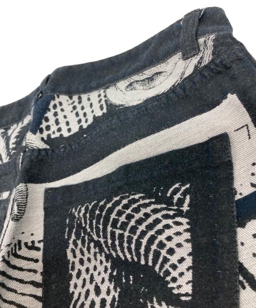 ISSEY MIYAKE（イッセイミヤケ）ISSEY MIYAKE (イッセイミヤケ) tadanori yokoo (タダノリヨコオ) デザインデニム インディゴ サイズ:2の古着・服飾アイテム