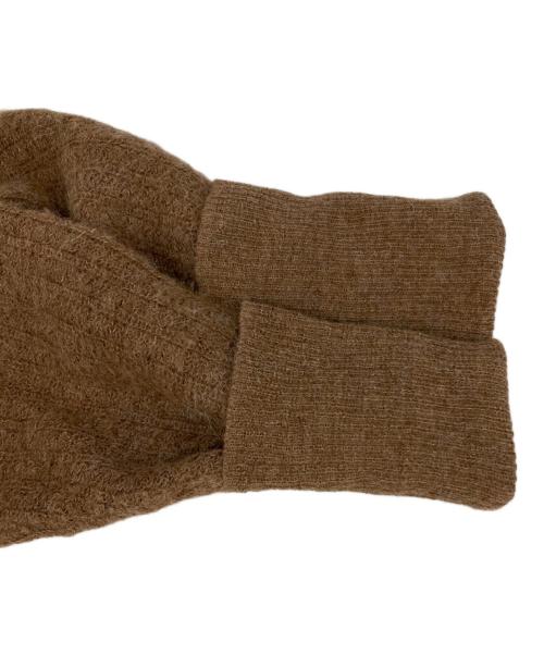 CHAOS（カオス）CHAOS (カオス) アルパカメルマカーディガン ブラウン サイズ:FREEの古着・服飾アイテム