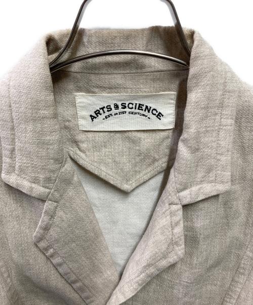 ARTS&SCIENCE（アーツアンドサイエンス）ARTS&SCIENCE (アーツアンドサイエンス) 5Bリネンコート ベージュ サイズ:1の古着・服飾アイテム