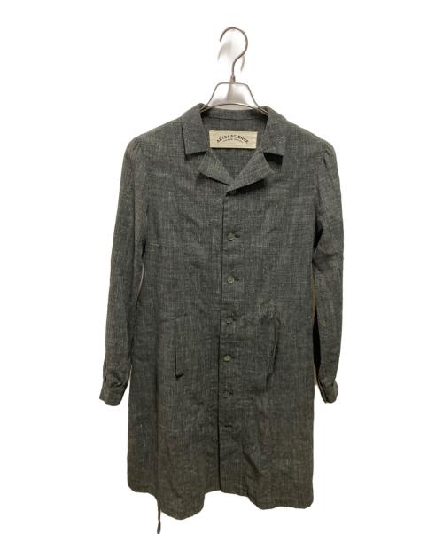 ARTS&SCIENCE（アーツアンドサイエンス）ARTS&SCIENCE (アーツアンドサイエンス) リネンシングルコート グレー サイズ:1の古着・服飾アイテム