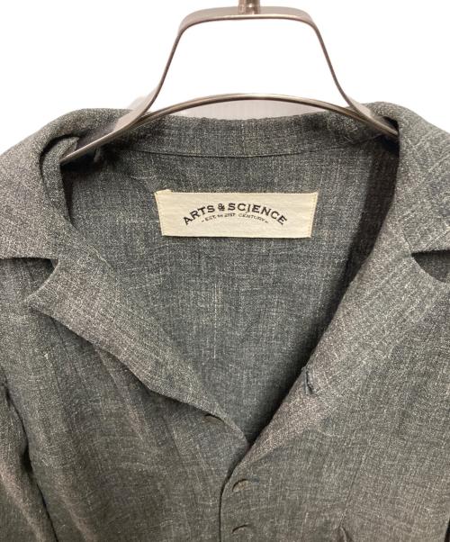 ARTS&SCIENCE（アーツアンドサイエンス）ARTS&SCIENCE (アーツアンドサイエンス) リネンシングルコート グレー サイズ:1の古着・服飾アイテム