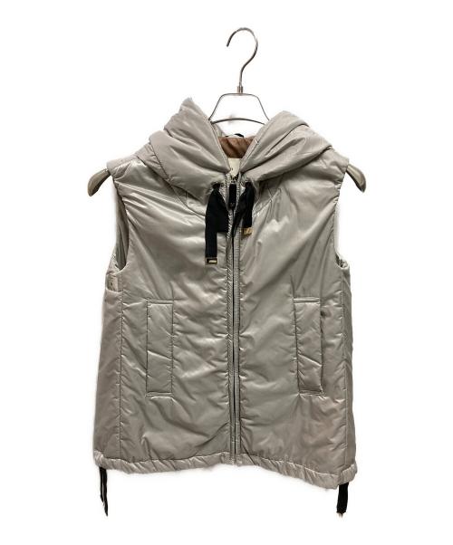 MaxMara（マックスマーラ）MaxMara (マックスマーラ) THE CUBE CAMELUXEパディングベスト グレー サイズ:34の古着・服飾アイテム