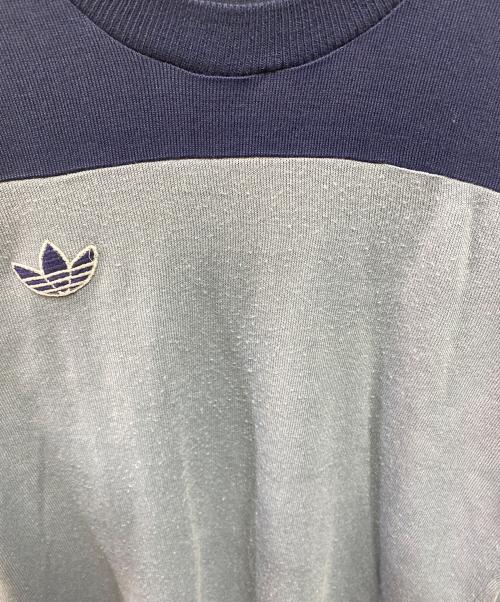 adidas（アディダス）adidas (アディダス) 70sトレフォイルタグセーター ネイビー サイズ:サイズ詳細参照の古着・服飾アイテム