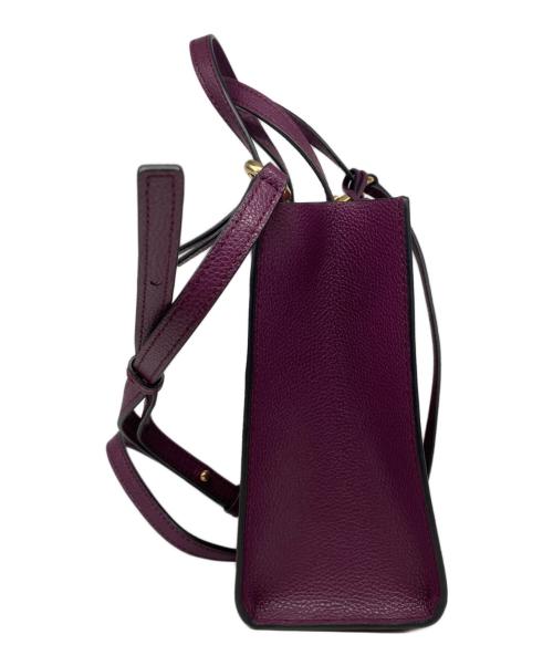 MARC JACOBS（マークジェイコブズ）MARC JACOBS (マークジェイコブズ) THE GRIND MINI TOTE BAG パープルの古着・服飾アイテム