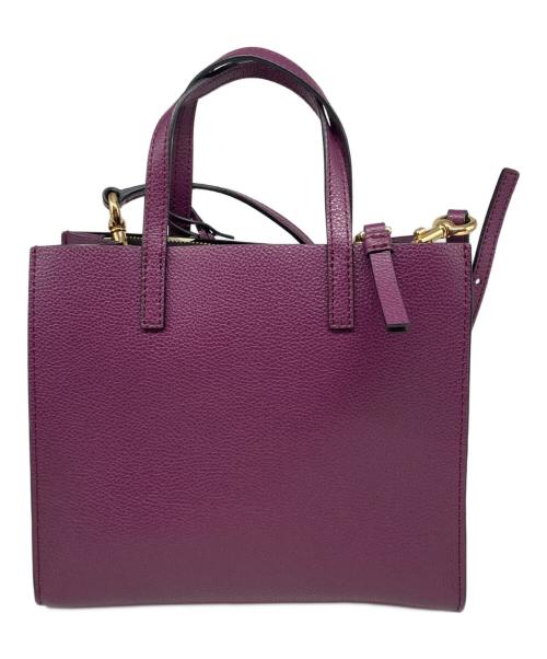 MARC JACOBS（マークジェイコブズ）MARC JACOBS (マークジェイコブズ) THE GRIND MINI TOTE BAG パープルの古着・服飾アイテム