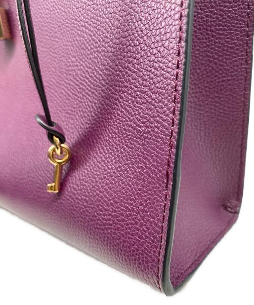 MARC JACOBS（マークジェイコブズ）MARC JACOBS (マークジェイコブズ) THE GRIND MINI TOTE BAG パープルの古着・服飾アイテム