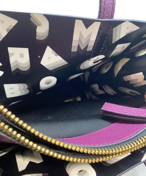 MARC JACOBS（マークジェイコブズ）MARC JACOBS (マークジェイコブズ) THE GRIND MINI TOTE BAG パープルの古着・服飾アイテム
