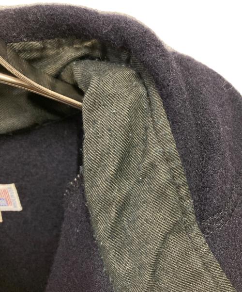 BEMIDJI WOOLEN MILLS（ベミジウーレンミルズ）BEMIDJI WOOLEN MILLS (ベミジウーレンミルズ) ウールフーデッドジャケット ネイビー サイズ:Ｍの古着・服飾アイテム
