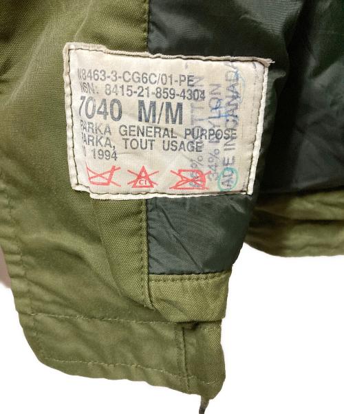 Canadian Army（カナダ軍）Canadian Army (カナダ軍) general purpose parka グリーン サイズ:Mの古着・服飾アイテム