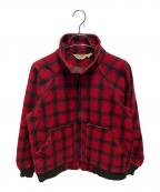 L.L.Beanエルエルビーン）の古着「80’ｓチェックウールブルゾン」｜レッド