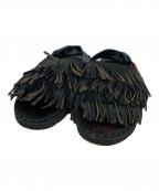 JUCO.ジュコ）の古着「くせっ毛サンダル」｜ブラック