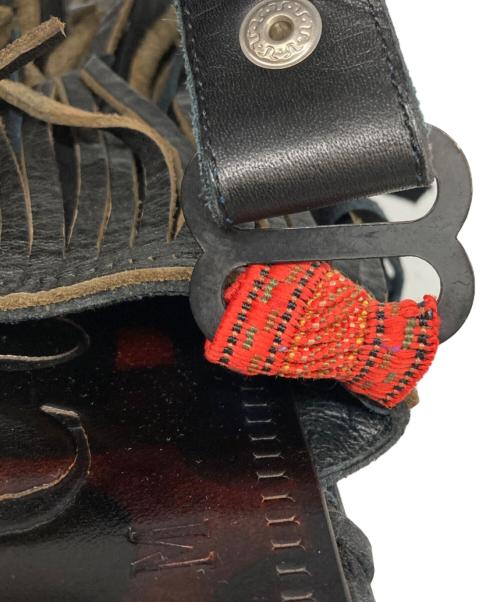 JUCO.（ジュコ）JUCO. (ジュコ) くせっ毛サンダル ブラック サイズ:Ｍの古着・服飾アイテム