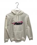 PALACEパレス）の古着「P-Flames Hood」｜ホワイト