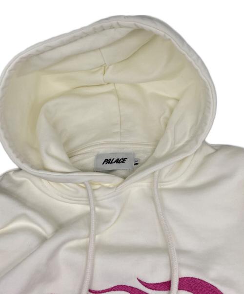 PALACE（パレス）PALACE (パレス) P-Flames Hood ホワイト サイズ:Ｍの古着・服飾アイテム