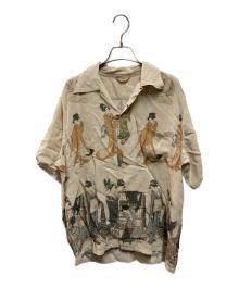 Sun Surf（サンサーフ）の古着「アロハシャツ」｜ベージュ