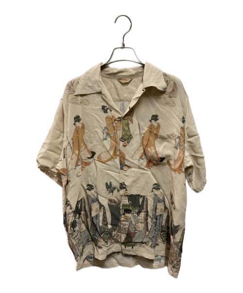 Sun Surf（サンサーフ）Sun Surf (サンサーフ) アロハシャツ ベージュ サイズ:Ｍの古着・服飾アイテム