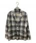 LARDINI（ラルディーニ）の古着「JVAMAJリネンチェック2Bジャケット」｜ホワイト×グレー