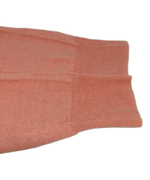 MM6 Maison Margiela（エムエムシックスメゾンマルジェラ）MM6 Maison Margiela (エムエムシックスメゾンマルジェラ) バイカラーロングカーディガン ベージュ×ピンク サイズ:1の古着・服飾アイテム