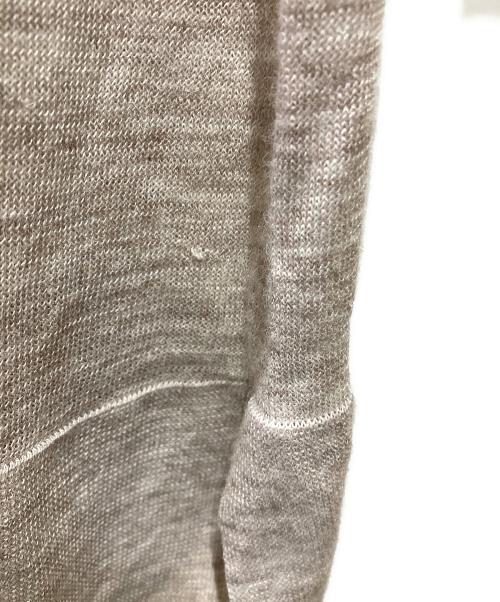 MM6 Maison Margiela（エムエムシックスメゾンマルジェラ）MM6 Maison Margiela (エムエムシックスメゾンマルジェラ) バイカラーロングカーディガン ベージュ×ピンク サイズ:1の古着・服飾アイテム