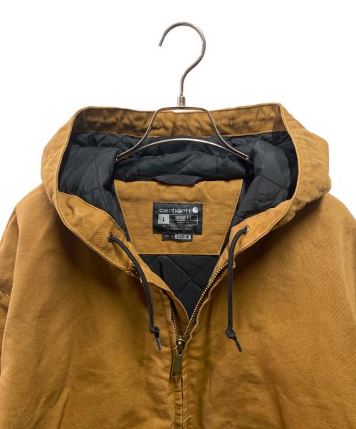 CarHartt（カーハート）CarHartt (カーハート) WASHED DUCK INSULATED ACTIVE JACKET ブラウン サイズ:Lの古着・服飾アイテム