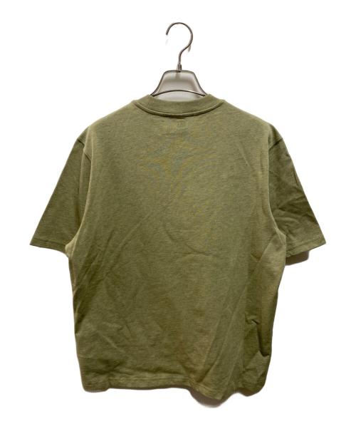 AMI Alexandre Mattiussi（アミアレクサンドルマテュッシ）AMI Alexandre Mattiussi (アミアレクサンドルマテュッシ) ロゴTシャツ グリーン サイズ:XXSの古着・服飾アイテム