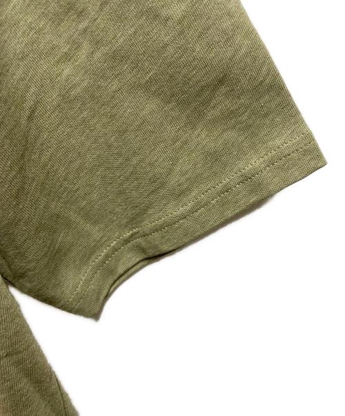 AMI Alexandre Mattiussi（アミアレクサンドルマテュッシ）AMI Alexandre Mattiussi (アミアレクサンドルマテュッシ) ロゴTシャツ グリーン サイズ:XXSの古着・服飾アイテム