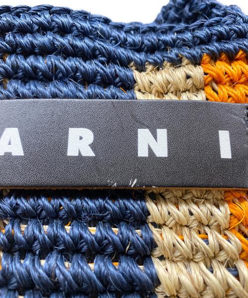 MARNI（マルニ）MARNI (マルニ) MARKET FIQUE ネイビーの古着・服飾アイテム
