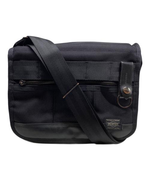 PORTER（ポーター）PORTER (ポーター) HEAT ショルダーバッグ ブラックの古着・服飾アイテム