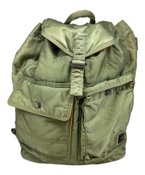 PORTER（ポーター）PORTER (ポーター) タンカーリュック オリーブの古着・服飾アイテム