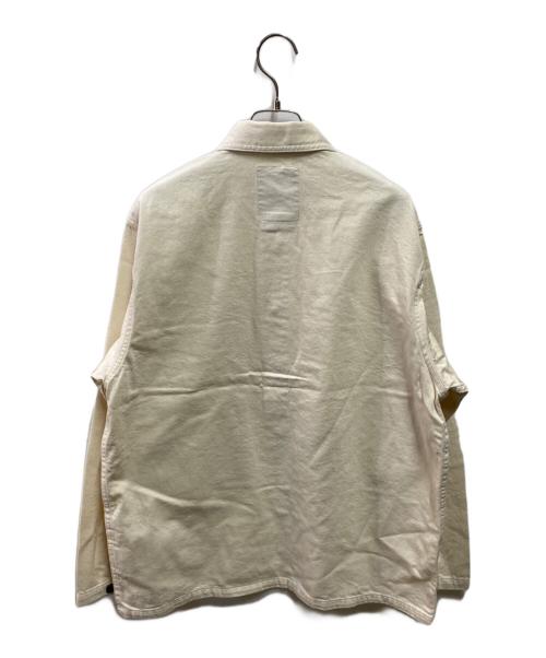 AVIREX（アヴィレックス）AVIREX (アヴィレックス) HANDROOM (ハンドルーム) NEP DENIM PULLOVER SHIRT ベージュ サイズ:L 未使用品の古着・服飾アイテム