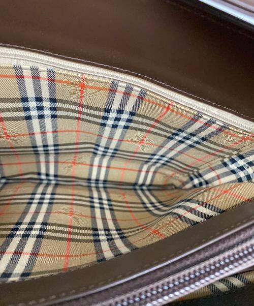 BURBERRY（バーバリー）BURBERRY (バーバリー) バケツ型ショルダーバッグ ブラウンの古着・服飾アイテム