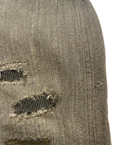 RRL（ダブルアールエル）RRL (ダブルアールエル) 25AW ディストレスト ヘリンボーンツイルフィールドパンツ グレー サイズ:31の古着・服飾アイテム