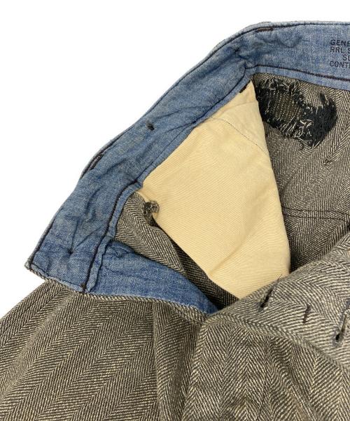RRL（ダブルアールエル）RRL (ダブルアールエル) 25AW ディストレスト ヘリンボーンツイルフィールドパンツ グレー サイズ:31の古着・服飾アイテム