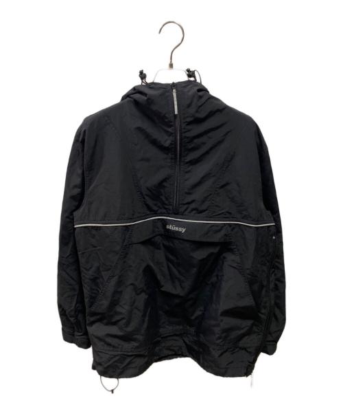 stussy（ステューシー）stussy (ステューシー) アノラックパーカー ブラック サイズ:Ｓの古着・服飾アイテム