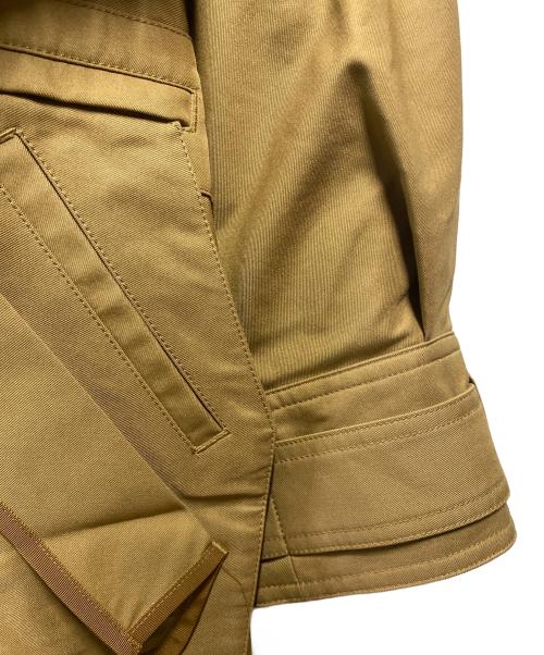 UN3D.（アンスリード）UN3D. (アンスリード) LAYERED POCKET TRENCH CT ブラウン サイズ:Freeの古着・服飾アイテム