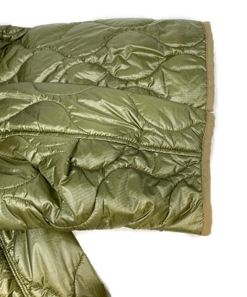 FACETASM（ファセッタズム）FACETASM (ファセッタズム) ZIPPER SHERPA QUILTED LINER JACKET アイボリー×カーキ サイズ:4の古着・服飾アイテム