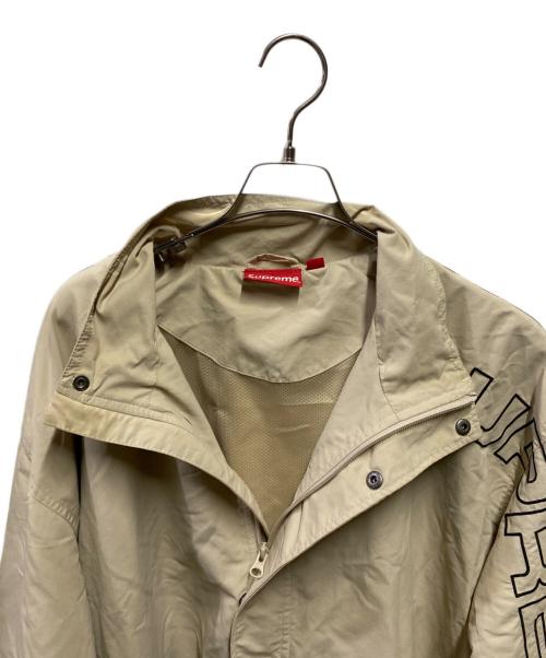 SUPREME（シュプリーム）SUPREME (シュプリーム) Spellout Embroidered Track Jacket ベージュ サイズ:ＸＬの古着・服飾アイテム