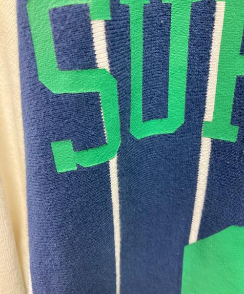 SUPREME（シュプリーム）SUPREME (シュプリーム) Stripe Raglan L/S Top ネイビー サイズ:Lの古着・服飾アイテム