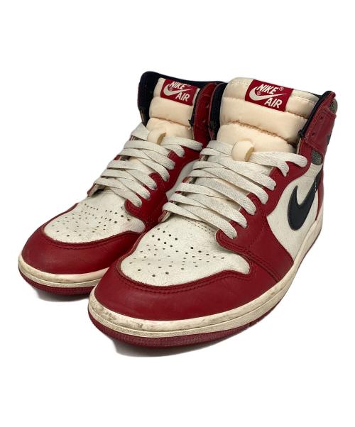 NIKE（ナイキ）NIKE (ナイキ) スニーカー ホワイト×レッド サイズ:26.5の古着・服飾アイテム