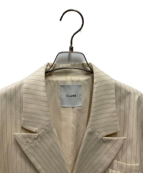 CLANE（クラネ）CLANE (クラネ) CROPPED TAILRED JACKET ベージュ サイズ:1の古着・服飾アイテム