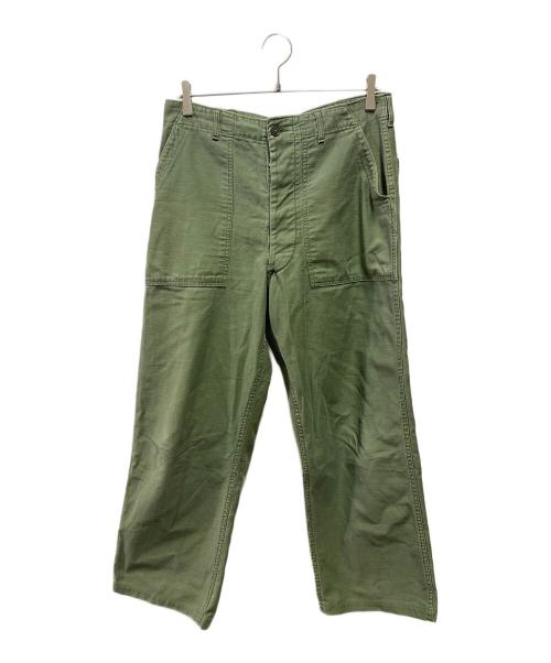 US ARMY（ユーエスアーミー）US ARMY (ユーエスアーミー) 60‘sベイカーパンツ グリーン サイズ:Ｗ34×Ｌ33の古着・服飾アイテム