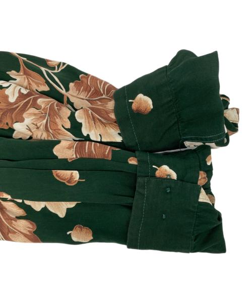 McGREGOR（マックレガー）McGREGOR (マックレガー) 50'sロングスリーブアロハシャツ グリーン サイズ:Ｓの古着・服飾アイテム