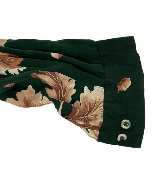 McGREGOR（マックレガー）McGREGOR (マックレガー) 50'sロングスリーブアロハシャツ グリーン サイズ:Ｓの古着・服飾アイテム