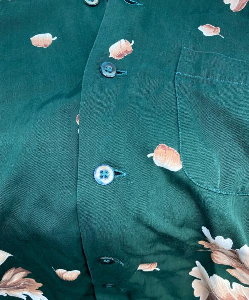 McGREGOR（マックレガー）McGREGOR (マックレガー) 50'sロングスリーブアロハシャツ グリーン サイズ:Ｓの古着・服飾アイテム