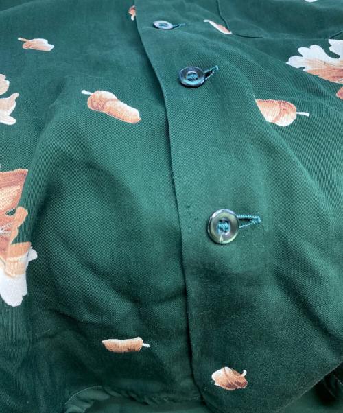 McGREGOR（マックレガー）McGREGOR (マックレガー) 50'sロングスリーブアロハシャツ グリーン サイズ:Ｓの古着・服飾アイテム